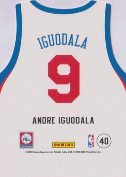2010-11 Panini Threads - Team Threads Home #40 Andre Iguodala Back