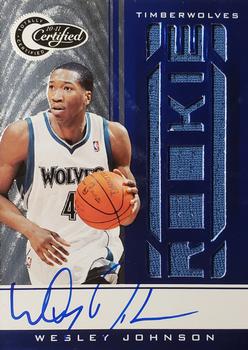 2010-11 Panini Totally Certified - Blue Autographs #169 Wesley Johnson Front