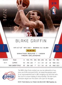 2010-11 Panini Totally Certified - Totally Gold #29 Blake Griffin Back