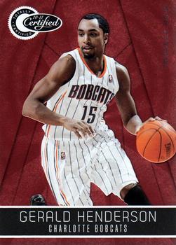 2010-11 Panini Totally Certified - Totally Red #7 Gerald Henderson Front