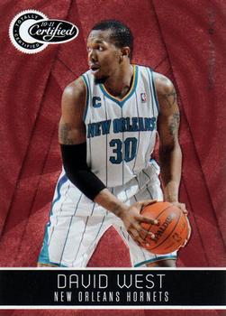 2010-11 Panini Totally Certified - Totally Red #50 David West Front