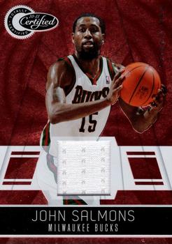2010-11 Panini Totally Certified - Totally Red Materials #11 John Salmons Front