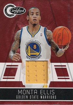 2010-11 Panini Totally Certified - Totally Red Materials #141 Monta Ellis Front