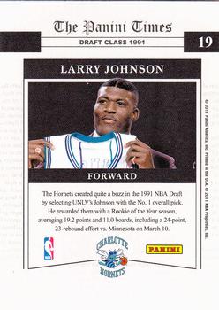 2010-11 Playoff Contenders Patches - Place in History #19 Larry Johnson Back