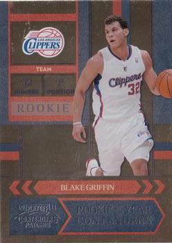 2010-11 Playoff Contenders Patches - Rookie of the Year Contenders #2 Blake Griffin Front