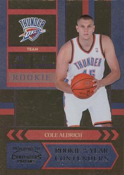 2010-11 Playoff Contenders Patches - Rookie of the Year Contenders #8 Cole Aldrich Front