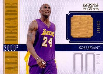 2010-11 Playoff National Treasures - All Decade Materials #18 Kobe Bryant Front
