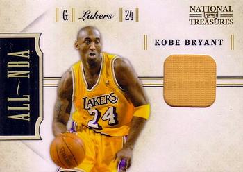 2010-11 Playoff National Treasures - All NBA Materials #23 Kobe Bryant Front