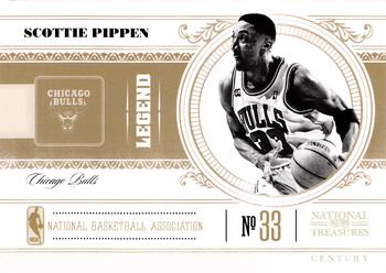 2010-11 Playoff National Treasures - Century Gold #112 Scottie Pippen Front