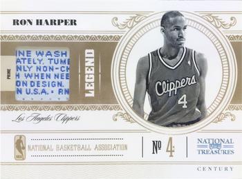 2010-11 Playoff National Treasures - Century Materials NBA Tags #183 Ron Harper Front