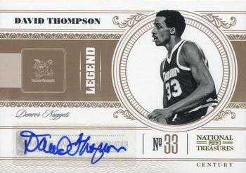 2010-11 Playoff National Treasures - Century Signatures #155 David Thompson Front