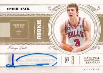 2010-11 Playoff National Treasures - Century Signatures #189 Omer Asik Front