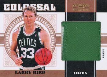 2010-11 Playoff National Treasures - Colossal Materials Prime #6 Larry Bird Front