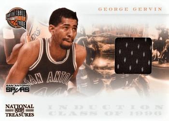 2010-11 Playoff National Treasures - Hall of Fame Materials #26 George Gervin Front