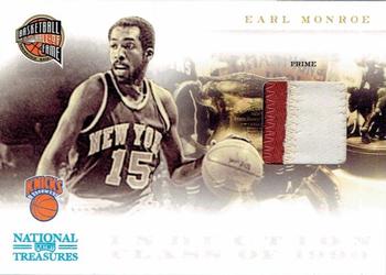 2010-11 Playoff National Treasures - Hall of Fame Materials Prime #21 Earl Monroe Front