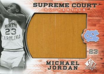 2010-11 SP Authentic - Michael Jordan Supreme Court Floor #15 Michael Jordan / Uncommon Front