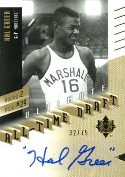 2010-11 Upper Deck Ultimate Collection - All-Time Draft Signatures Gold #2-29 Hal Greer Front