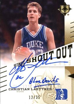 2010-11 Upper Deck Ultimate Collection - Ultimate Shout Out Signatures #SO-CL Christian Laettner Front