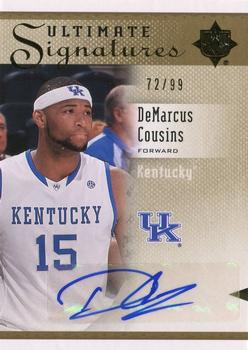 2010-11 Upper Deck Ultimate Collection - Ultimate Signatures #S-DC DeMarcus Cousins Front