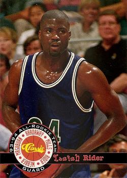 1994 Classic Draft #15 Isaiah Rider Front