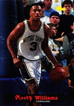 1994 Classic Draft #26 Monty Williams Front