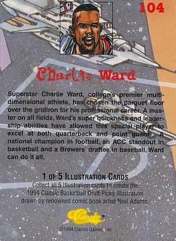 1994 Classic Draft #104 Charlie Ward Back