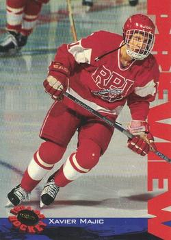1994 Classic Draft - 1994-95 Classic Draft Hockey Previews #NNO Xavier Majic Front