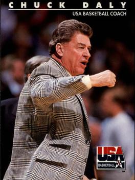 1992 SkyBox USA #93 Chuck Daly Front