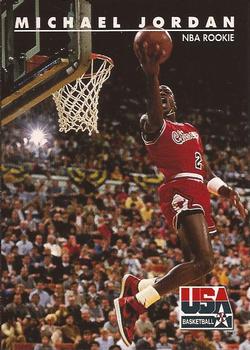 1992 SkyBox USA #38 Michael Jordan Front
