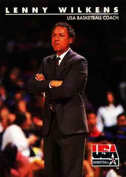 1992 SkyBox USA #97 Lenny Wilkens Front