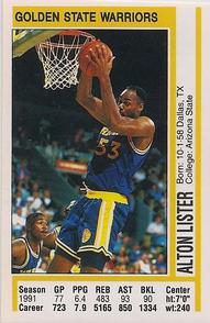1991-92 Panini Stickers #5 Alton Lister Front