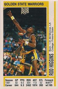 1991-92 Panini Stickers #8 Rod Higgins Front