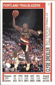 1991-92 Panini Stickers #29 Clyde Drexler Front