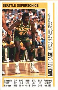 1991-92 Panini Stickers #40 Michael Cage Front