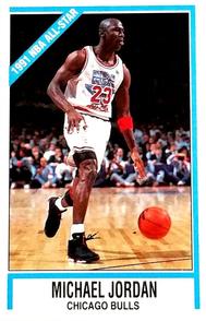 1991-92 Panini Stickers #96 Michael Jordan Front