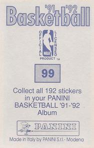 1991-92 Panini Stickers #99 Patrick Ewing Back
