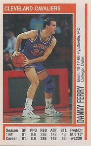 1991-92 Panini Stickers #124 Danny Ferry Front