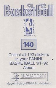 1991-92 Panini Stickers #140 Jack Sikma Back