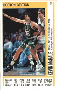 1991-92 Panini Stickers #144 Kevin McHale Front