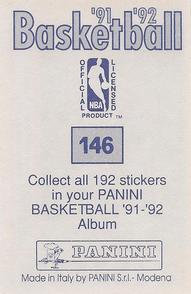 1991-92 Panini Stickers #146 Larry Bird Back