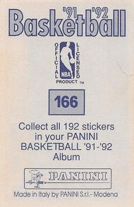 1991-92 Panini Stickers #166 John Starks Back