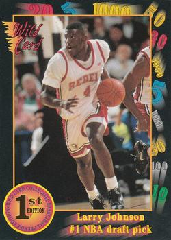 1991-92 Wild Card #1 Larry Johnson Front