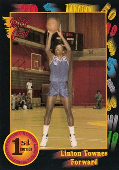 1991-92 Wild Card #9 Linton Townes Front