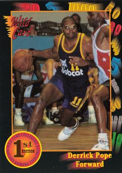 1991-92 Wild Card #105 Derrick Pope Front