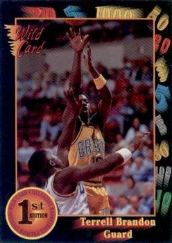 1991-92 Wild Card #40 Terrell Brandon Front