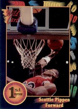 1991-92 Wild Card #83 Scottie Pippen Front