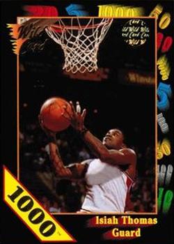 1991-92 Wild Card - 1000 Stripe #7a Isiah Thomas Front