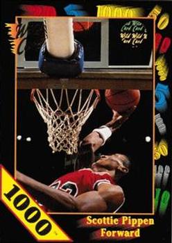 1991-92 Wild Card - 1000 Stripe #83 Scottie Pippen Front