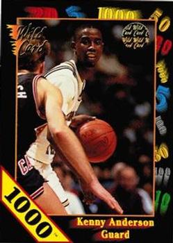 1991-92 Wild Card - 1000 Stripe #96a Kenny Anderson Front