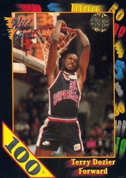 1991-92 Wild Card - 100 Stripe #63 Terry Dozier Front